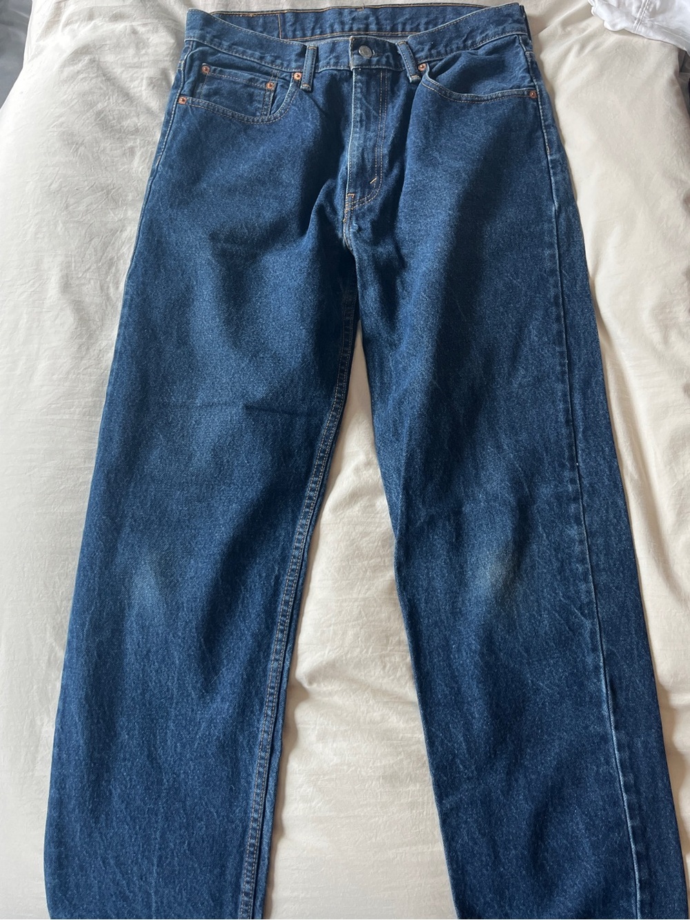 Levi's Men's Deep Blue Straight Jeans